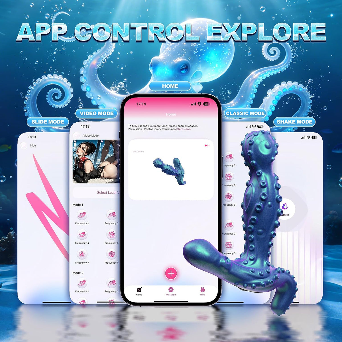 Hotjiji app controlled vibrator with smart remote control technology for personalized pleasure