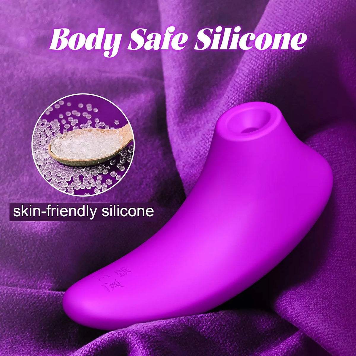 Hotjiji body safe silicone clitoral stimulator with soft skin friendly material
