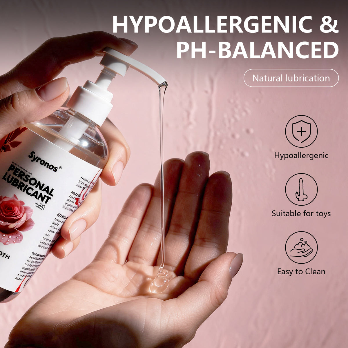 Hotjiji hypoallergenic pH balanced lubricant designed for gentle and comfortable intimate care