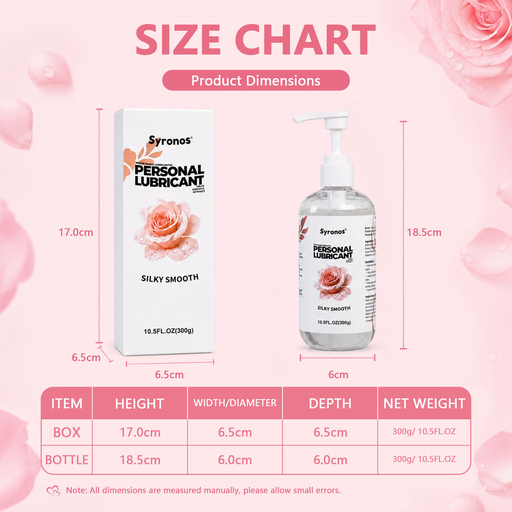Hotjiji personal lubricant bottle size guide with convenient portable packaging