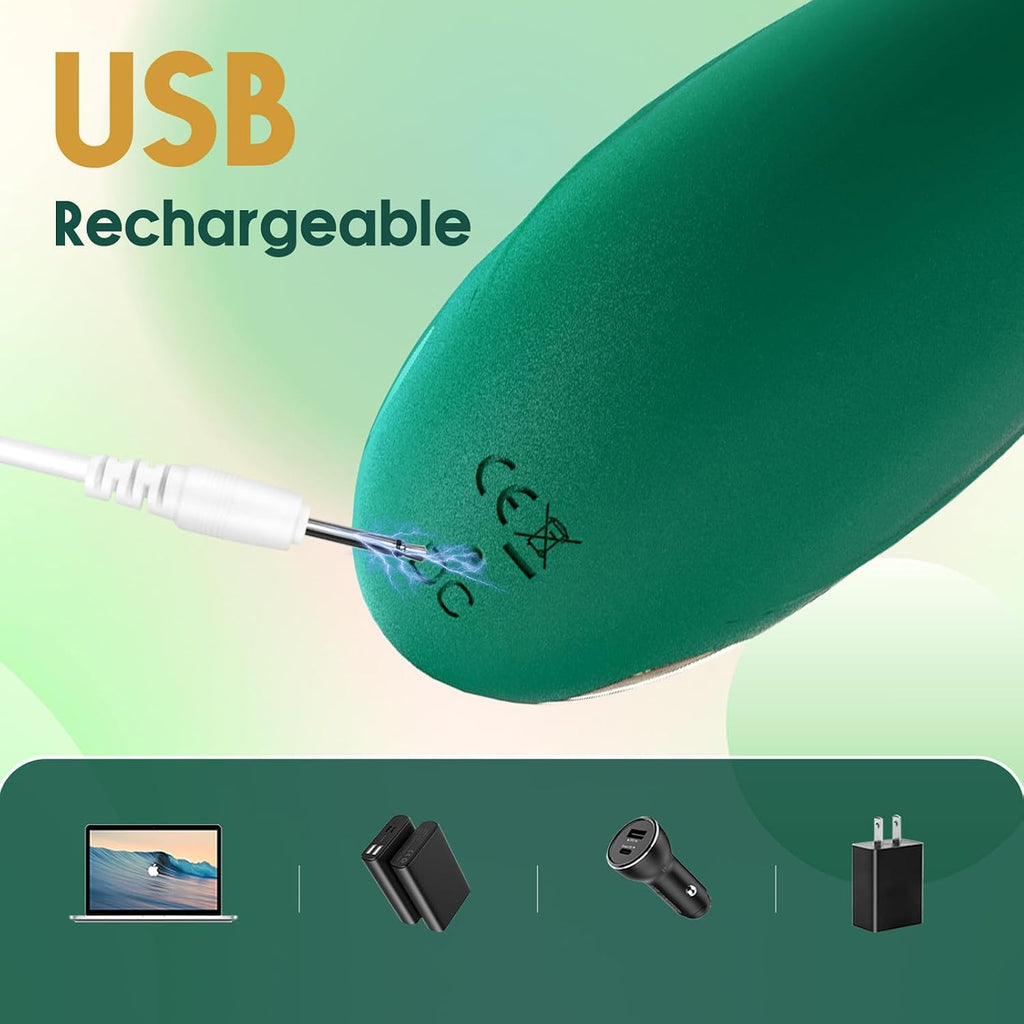 Hotjiji rechargeable G spot vibrator with USB charging design and long lasting battery performance
