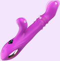 Hotjiji rotating rabbit vibrator with dual stimulation design and G spot stimulation for enhanced intimate pleasure