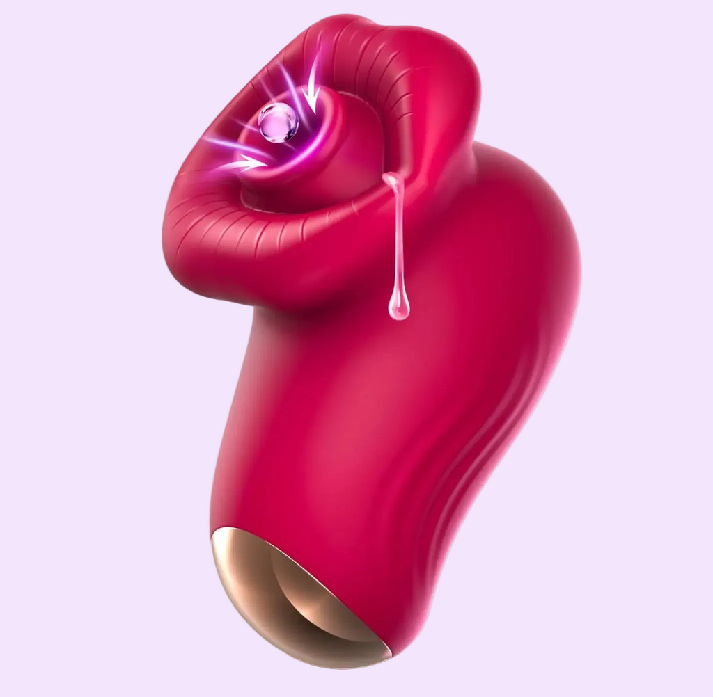 Hotjiji suction clitoral vibrator with oral stimulation design and ergonomic shape