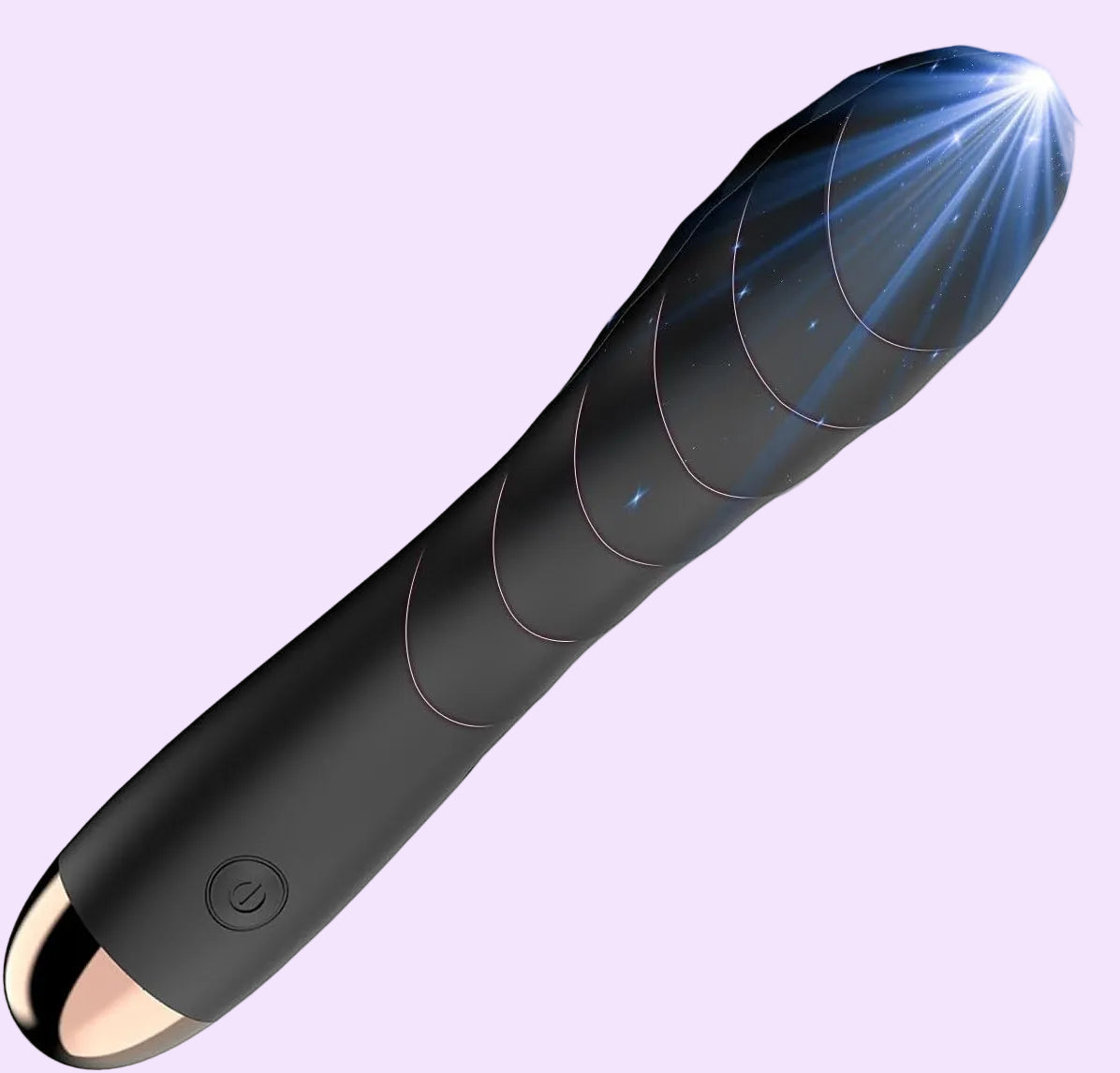 Hotjiji thrusting vibrator with 3 in 1 stimulation design and realistic textured silicone body