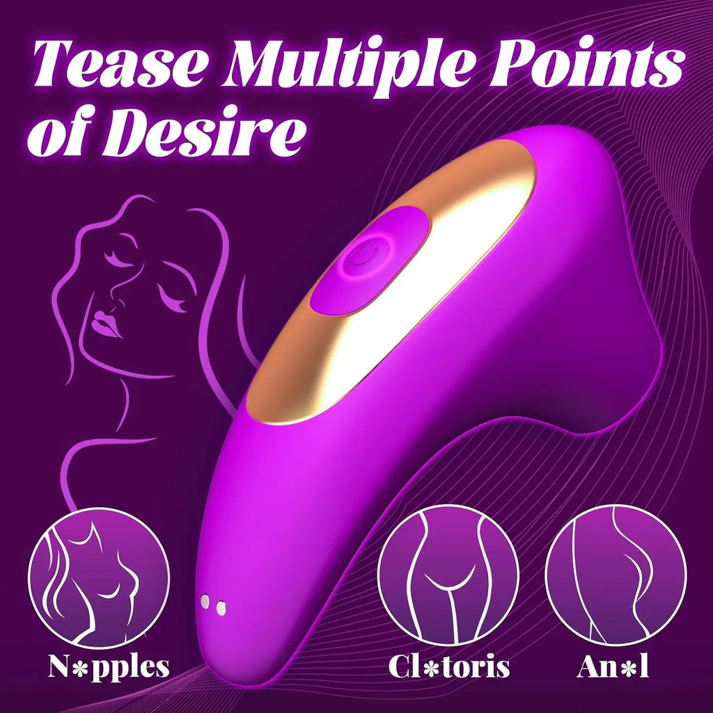 Hotjiji versatile clitoral stimulator with multiple stimulation points design
