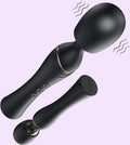 Wand vibrator with powerful massage head, waterproof rechargeable adult toy